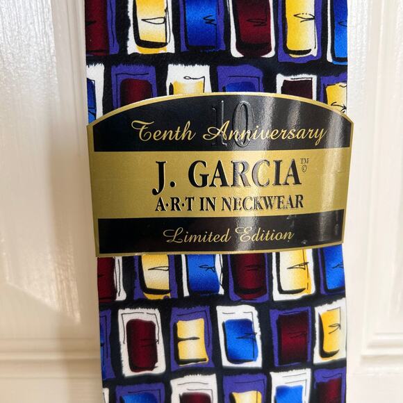 NEW J Garcia  10th Anniversary New York Limited Edition Limited Necktie - Picture 3 of 11